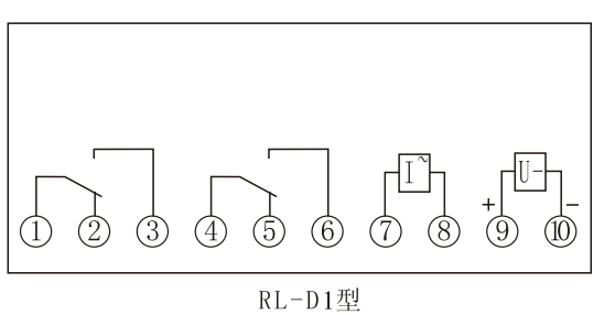 RL-1D內(nèi)部接線(正視圖)