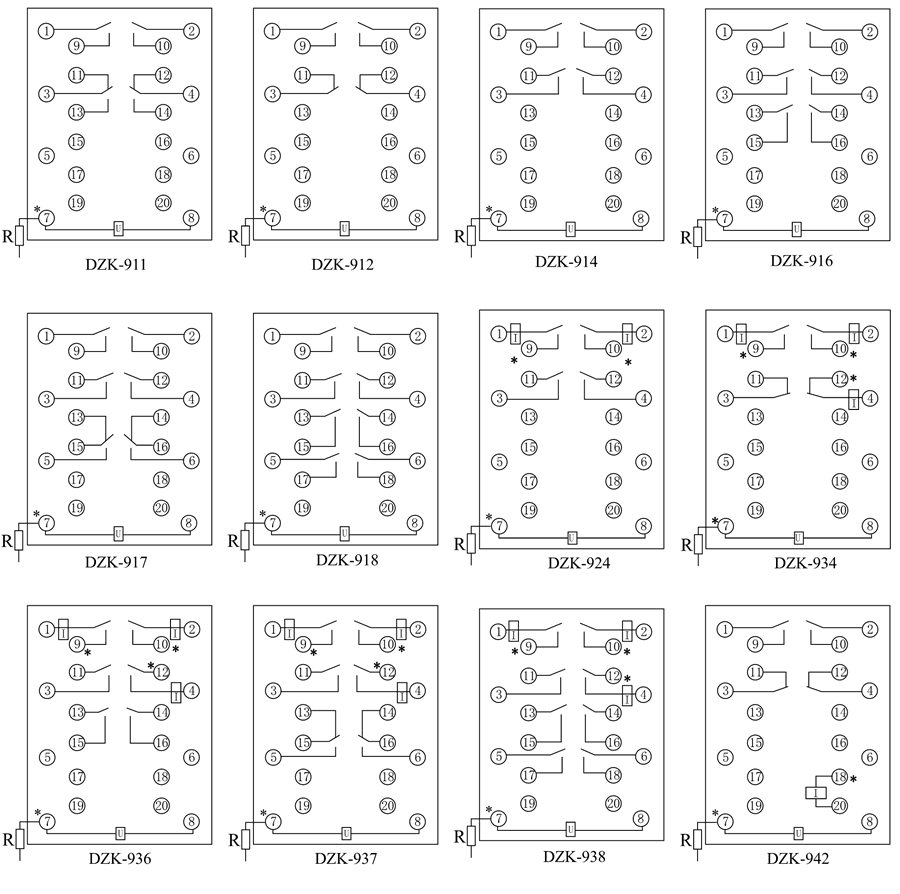 DZK-914內部接線圖