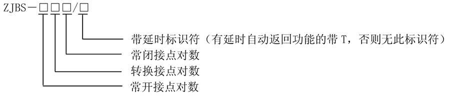 ZJBS-202型號分類及含義