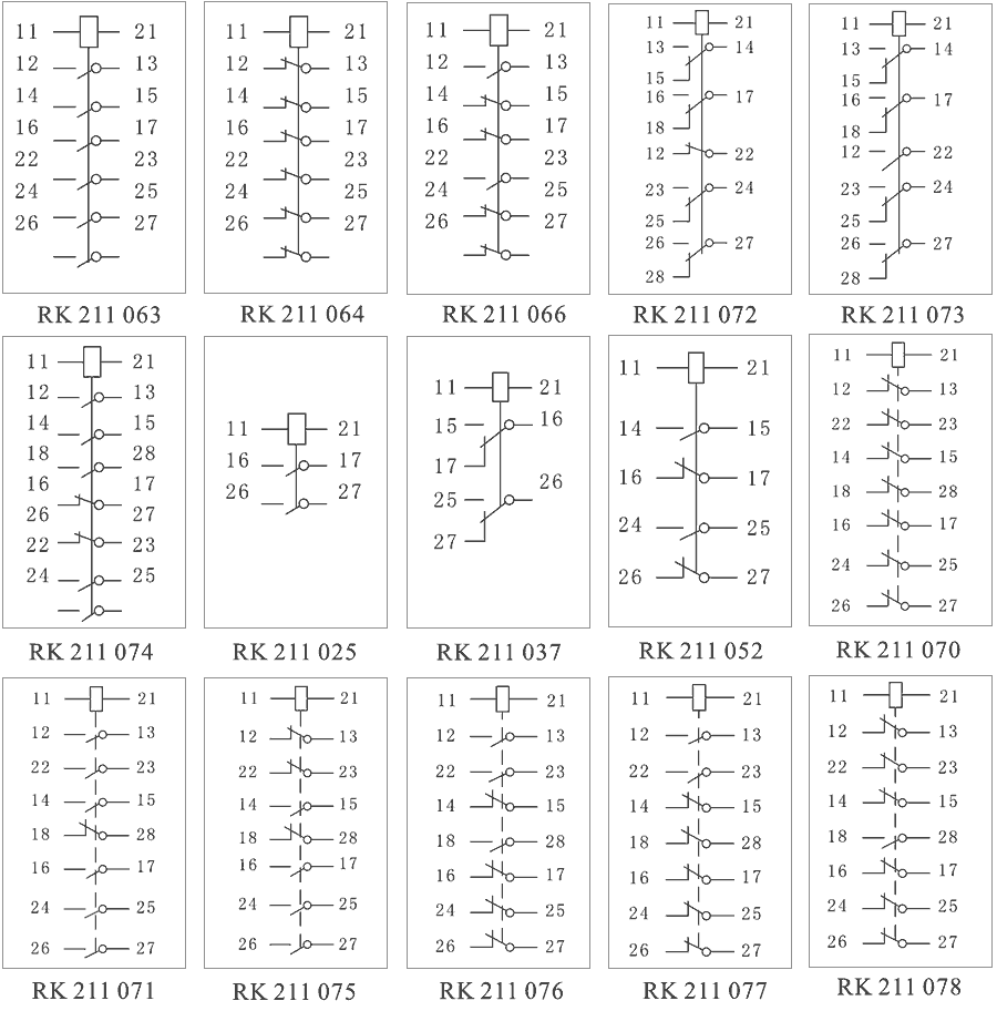 RXMA1-RK211073內(nèi)部接線(xiàn)圖